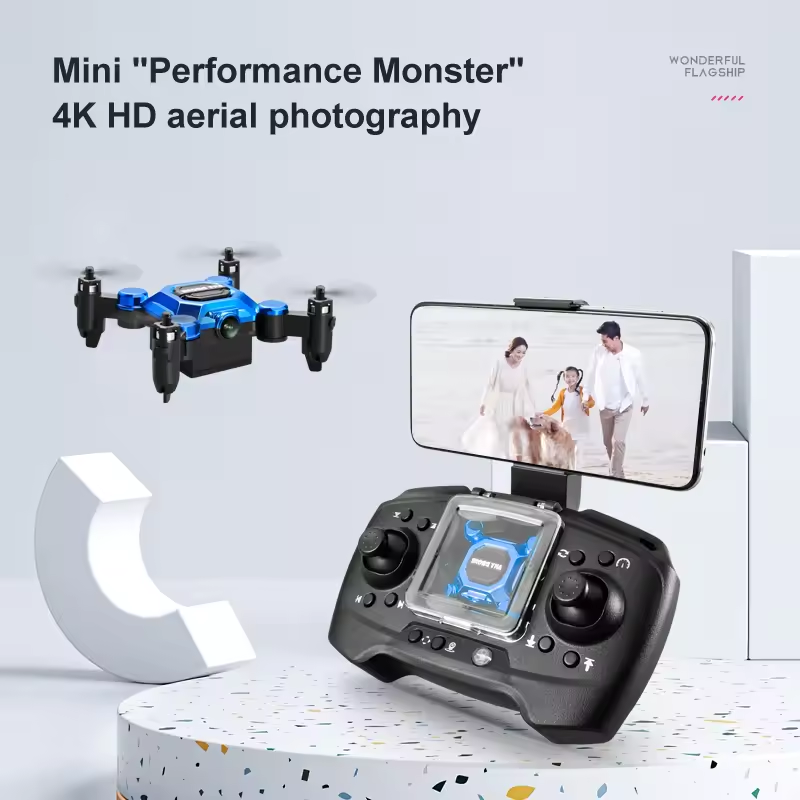 새로운 K04 미니 접이식 드론, 리모컨으로 조종하는  - Drone Video Production 리뷰 및 가격