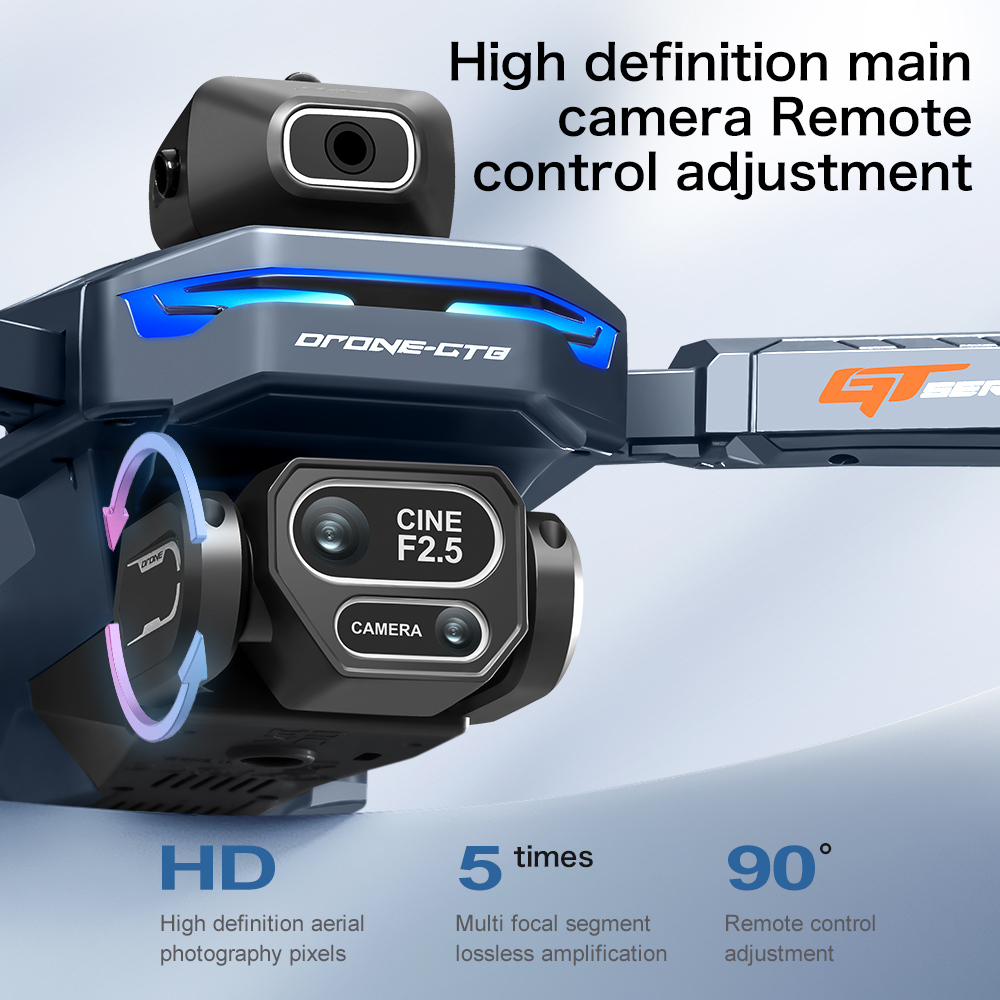 NEW GT8 HD RC 드론 4K 전문가용 듀얼 카메 - Drone Video Production 리뷰 및 가격